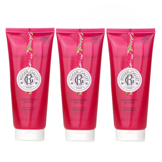 ROGER & GALLET - ?Super Saver Pack?Gingembre Rouge Wellbeing Shower Gel X3